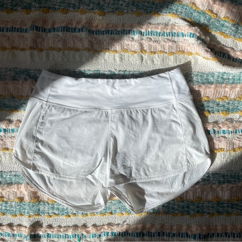 White Lululemon Shorts